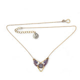 Lilac Flower Necklace 84035N