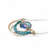 Crystal Wave Necklace 84085N