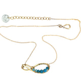 Apatite Infinity Necklace 84095N