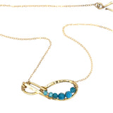 Apatite Infinity Necklace 84095N