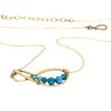 Apatite Infinity Necklace 84095N