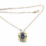 Puzzle Box Mini Pendant Necklace 84100N