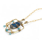 Puzzle Box Mini Pendant Necklace 84100N