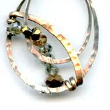 Crystal Mini Moon Hoop Earrings E65727