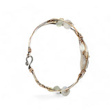 Braided Moonstone Cuff Bracelet B405