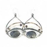 Labradorite Basket Earrings E63539