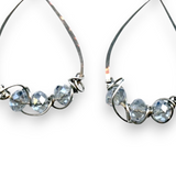 Atmospheric Crystal Drop Earrings E63424