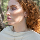 Turquoise Stalactite Earrings