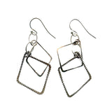 Interlocking Diamond Earrings E76069