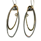 Oval Link Earrings E76186