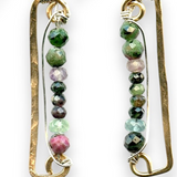 Laced Ruby Zoisite Earrings E78552