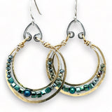 New Moon Hoop Earrings E81003