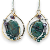 Bloodstone Drop Earrings E81098