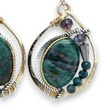 Bloodstone Drop Earrings E81098