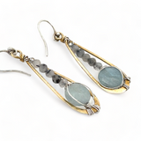 Aquamarine Drop Earrings E82004