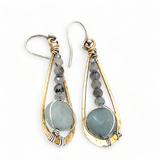 Aquamarine Drop Earrings E82004