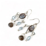 Chocolate Drop Chandelier Earrings E82011