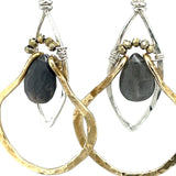 Black Calla Lilly Earrings E82012