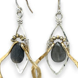 Black Calla Lilly Earrings E82012