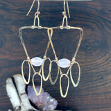 Rose Quartz Earrings E82044