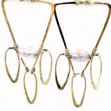 Rose Quartz Earrings E82044