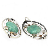 Chrysoprase Planet Post Earrings E83066