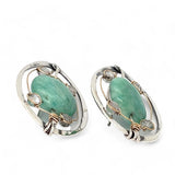 Chrysoprase Planet Post Earrings E83066