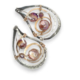 Paisley Pearl Post Earrings E83116