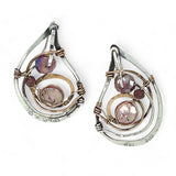 Paisley Pearl Post Earrings E83116