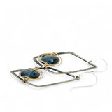 Denim Cushion Earrings E83197