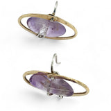 Amethyst Pebble Post Earrings E83266