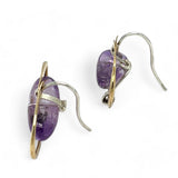 Amethyst Pebble Post Earrings E83266