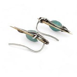 Amazonite Scarab Post Earrings E83431