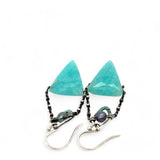 Direct Amazonite Point Earrings E83432