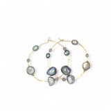 Spring Freshwater Pearl Hoops E83517