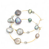 Spring Freshwater Pearl Hoops E83517