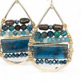 Apatite Gemstone Array Earrings E83568