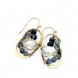 Gemstone Rivulets Oval Earrings E83601