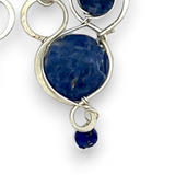 Lapis Loop Earrings E83602.   fix picture