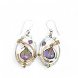 Lilac Sparkle Earrings E84021