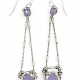 Lilac Petal Earrings E84033