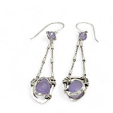 Lilac Petal Earrings E84033