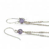 Lilac Petal Earrings E84033