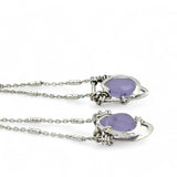 Lilac Petal Earrings E84033