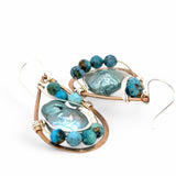 Blue Pearl Drop Earrings E84140