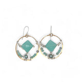 Sea Foam Hoops Earrings E84151