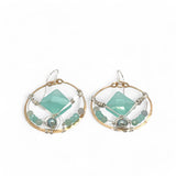 Sea Foam Hoops Earrings E84151