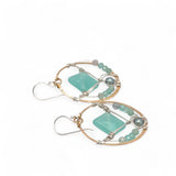 Sea Foam Hoops Earrings E84151