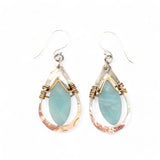 Amazonite Petal Earrings E84130