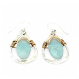 Amazonite Petal Earrings E84130